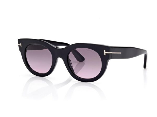 Tom Ford FT1315 Marine Sunglasses in Black (01B), side view