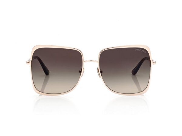 Tom Ford FT1319 Tara Sunglasses in Gold (28B), front