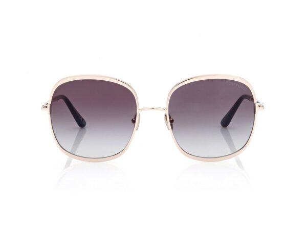 Tom Ford FT1320 Sofia Sunglasses in Rose Gold / Blue (28W), front
