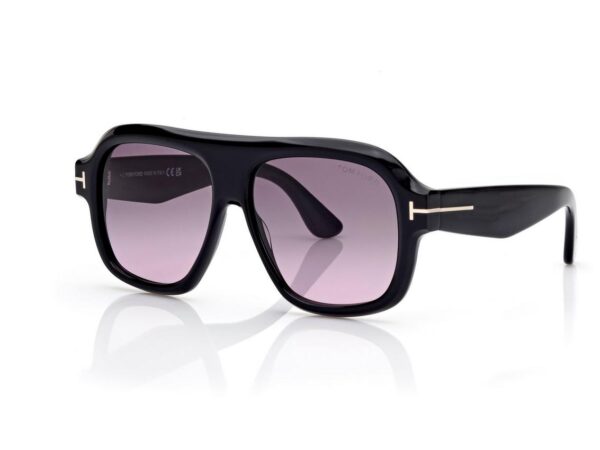 Tom Ford FT1324 Rhonda Sunglasses in Black (01B), side view