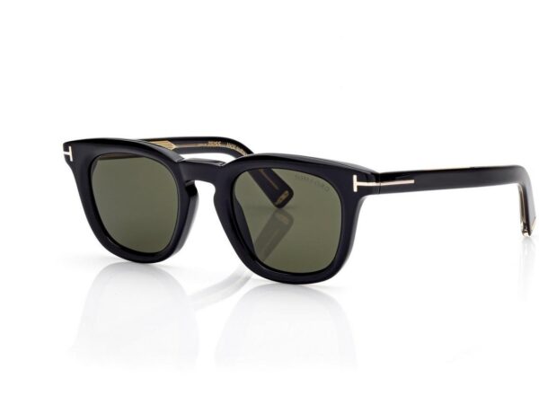 Tom Ford FT1326 Icon Square Sunglasses in Black (01N), side view