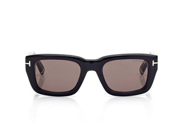 Tom Ford FT1327 Icon Rectangular Sunglasses in Black (01A), front