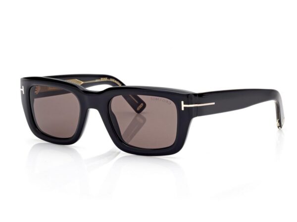 Tom Ford FT1327 Icon Rectangular Sunglasses in Black (01A), side view