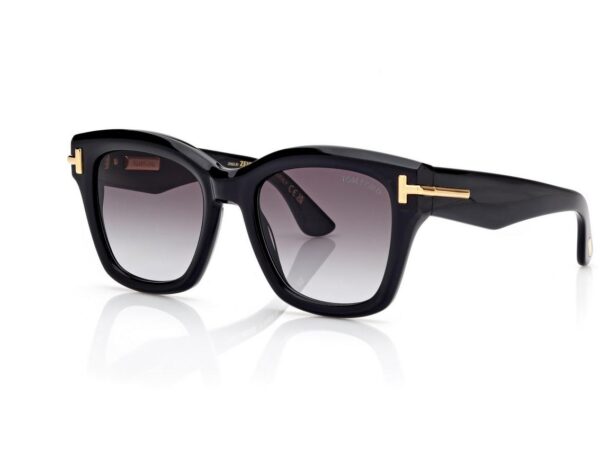 Tom Ford FT1329 Icon Butterfly Sunglasses in Black (01B), side view