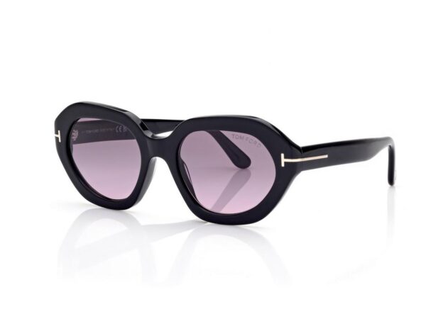 Tom Ford FT1341 Meryl Sunglasses in Black (01B), side view
