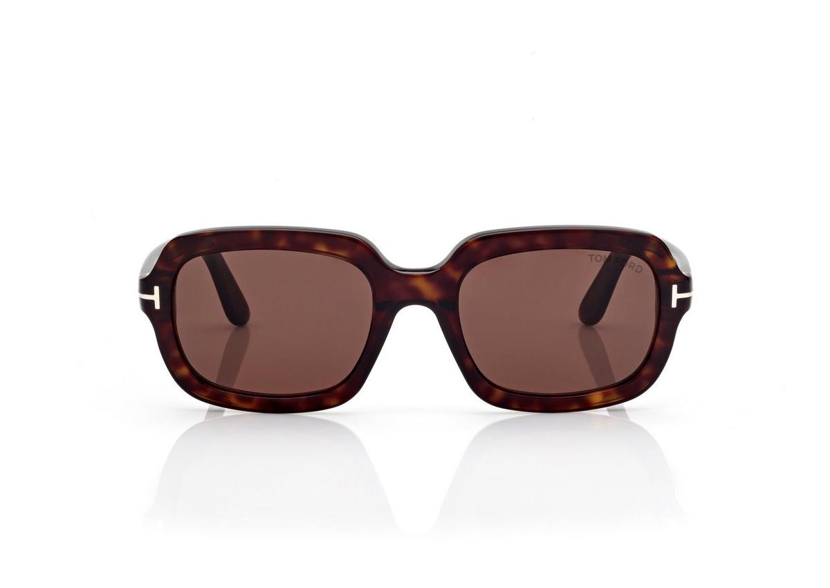 FT1342_52E_53MM_A.jpg Tom Ford FT1342 Lana Sunglasses in Dark Havana (52E), front