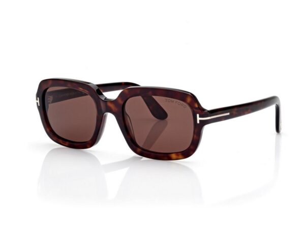 Tom Ford FT1342 Lana Sunglasses in Dark Havana (52E), side view