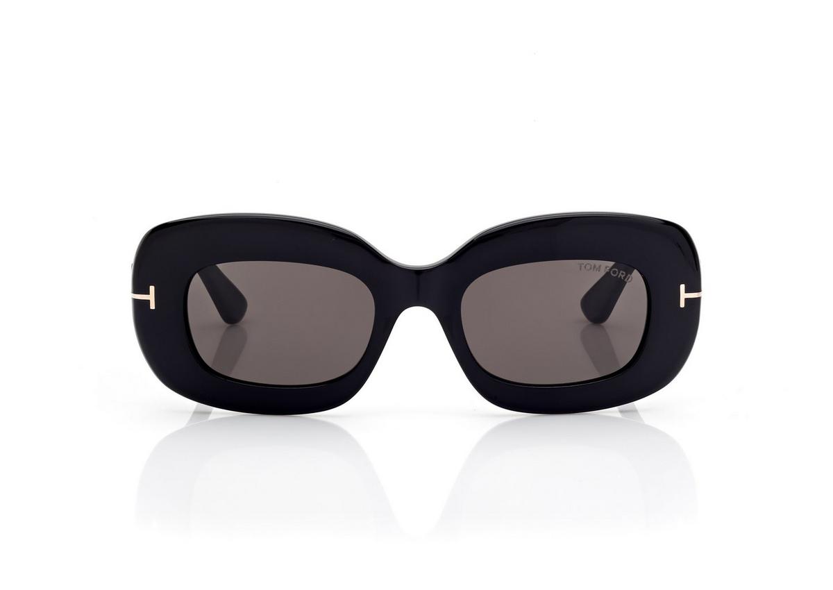 FT1345_01A_50MM_A.jpg Tom Ford FT1345 Islay Sunglasses in Black (01A), front