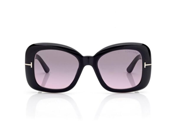 Tom Ford FT1348 Sandra Sunglasses in Black (01B), front