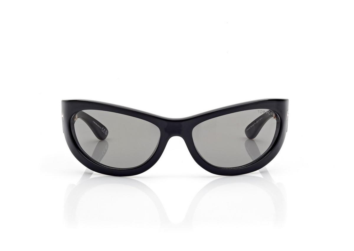 FT1365_01A_62MM_A.jpg Tom Ford FT1365 Leona Sunglasses in Black (01A), front