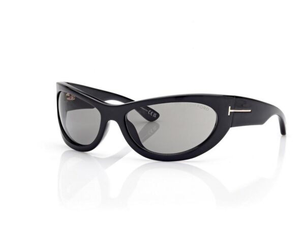 Tom Ford FT1365 Leona Sunglasses in Black (01A), side view