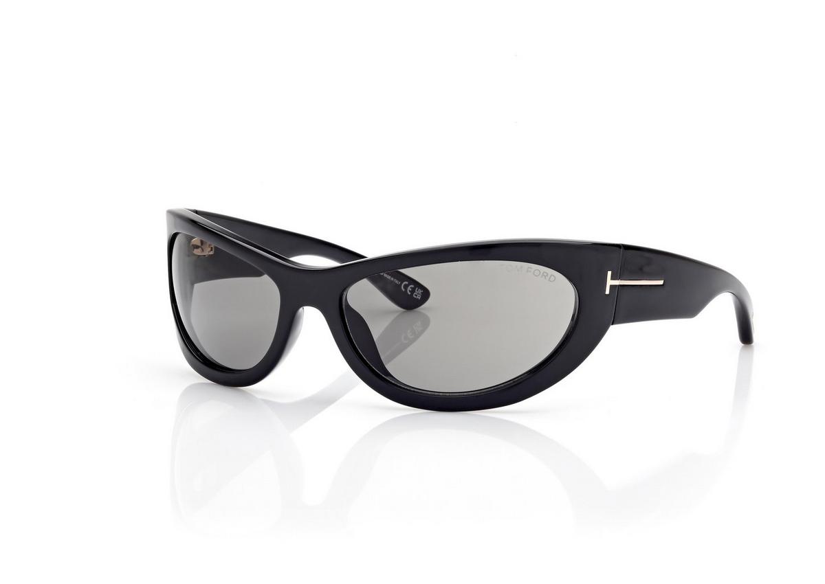FT1365_01A_62MM_B.jpg Tom Ford FT1365 Leona Sunglasses in Black (01A), side view