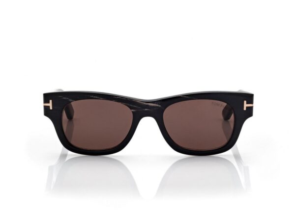 Tom Ford FT1373-P Square Horn Sunglasses in Black Horn (63E), front
