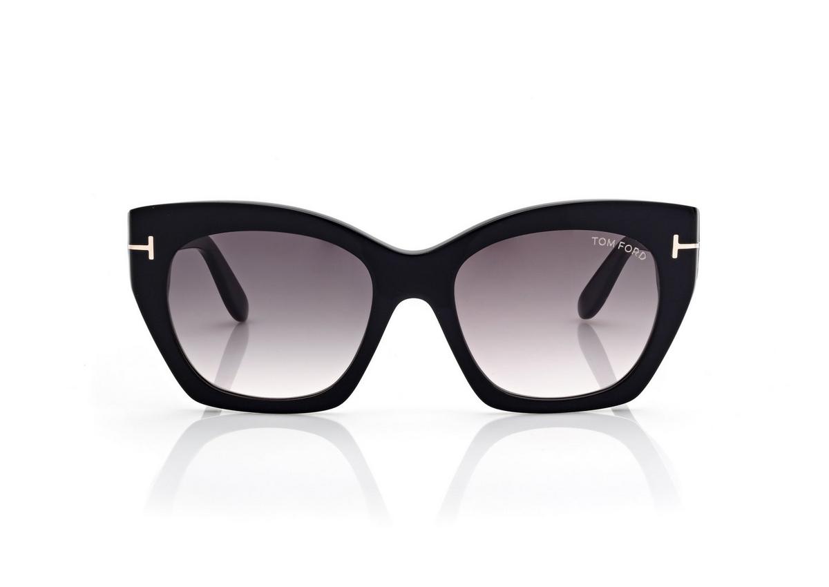 FT1422_01B_54MM_A.jpg Tom Ford FT1422 Joni Sunglasses in Black (01B), front