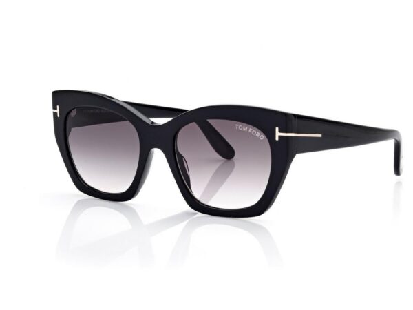 Tom Ford FT1422 Joni Sunglasses in Black (01B), side view