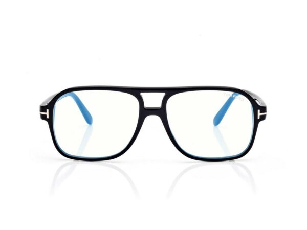 Tom Ford FT6058-B Navigator Blue Block Opticals in Black (001), front